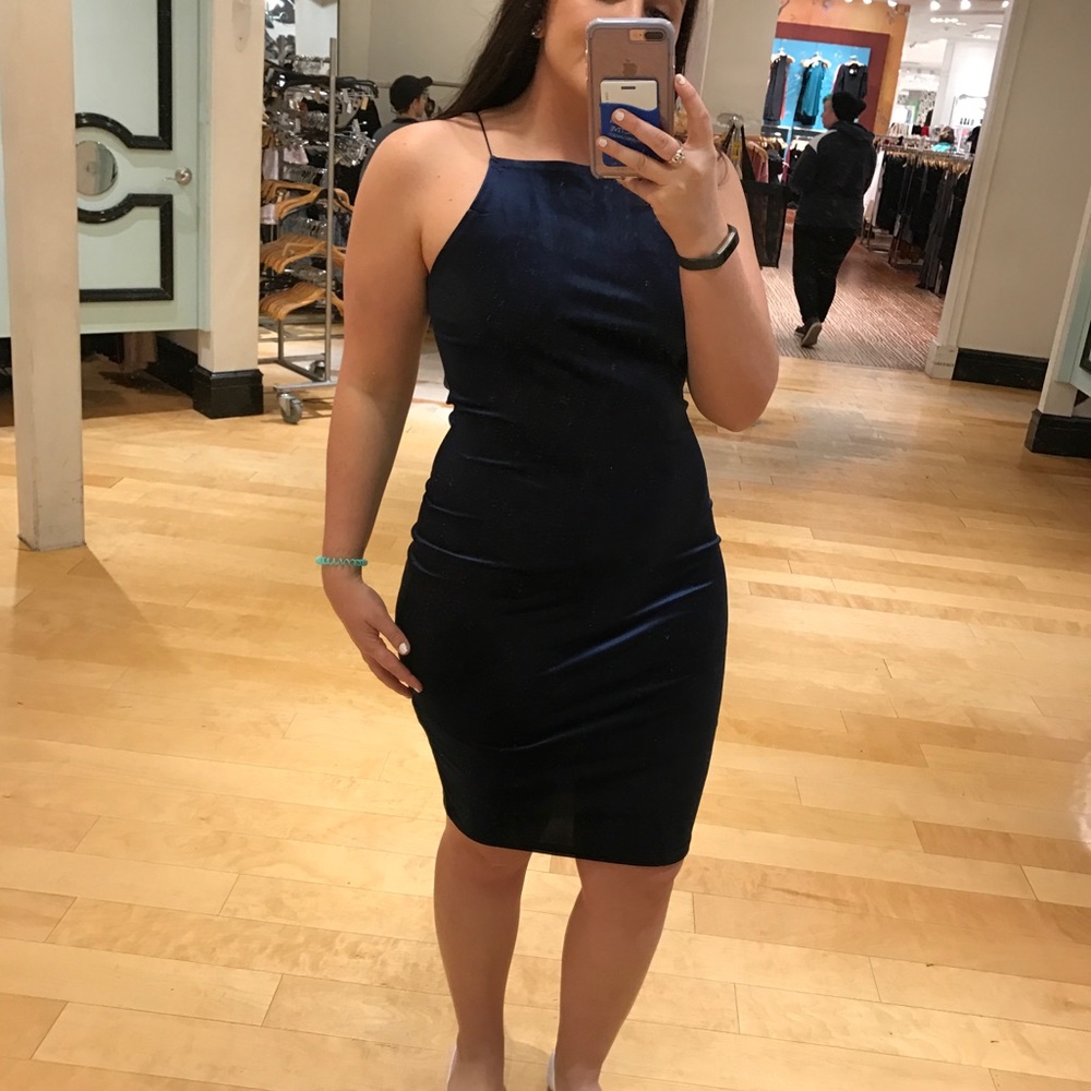 NWOT velvet bodycon dress